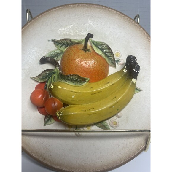 Napcoware National Potteries Corporation 1960’s 3D Decorative Plates Set Of 2 - Picture 4 of 7